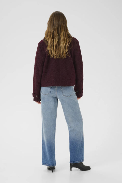 Kaffe Short Jacket - Fudge