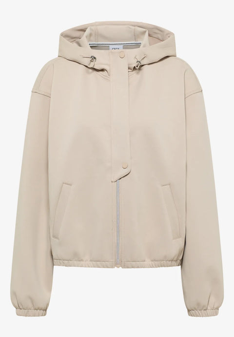 Cecil Jacket with Hood - Beige