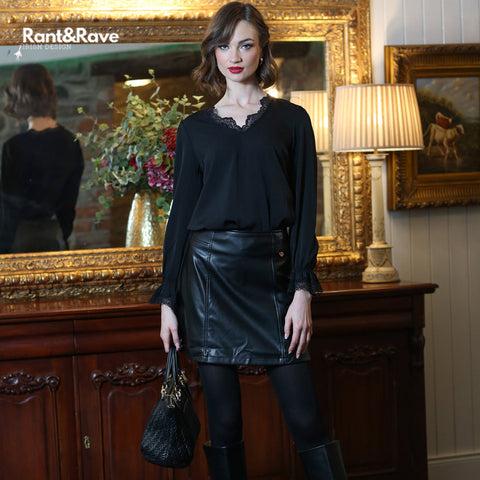 Rant & Rave Oakley Top - Black