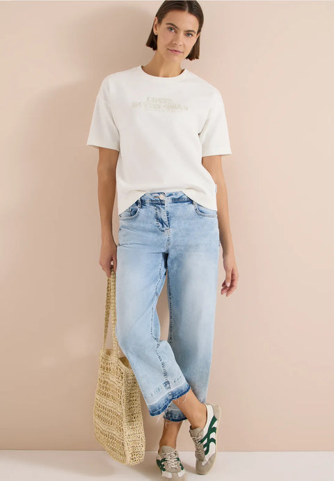 Cecil Tee - Vanilla White