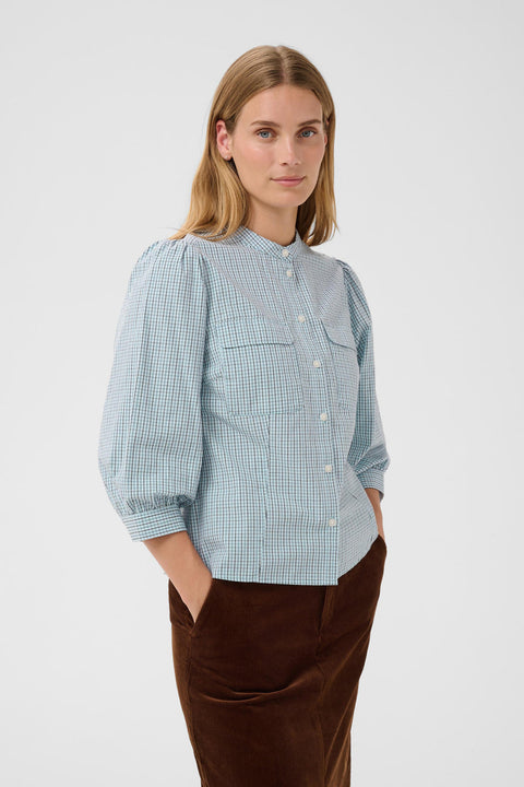 Part Two Chinette Shirt - gray dawn