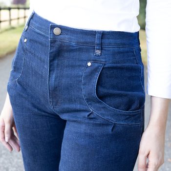 No2moro Rhea Barrel Leg Jeans - indigo wash