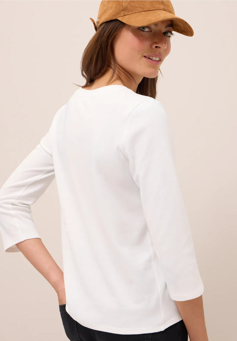 Cecil Basic V-Neck Long Sleeve T-Shirt