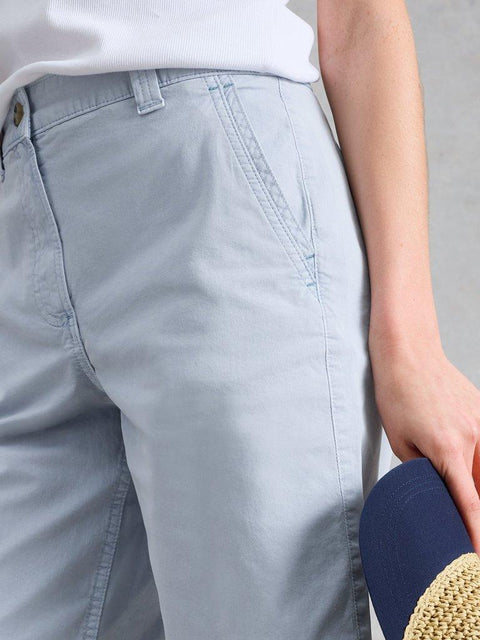 White Stuff Heidi Chino Shorts - Light Blue