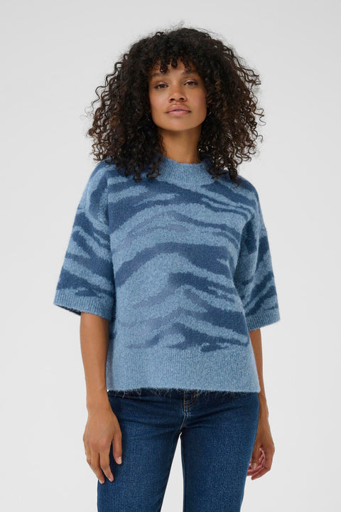 Kassandra Knit - Blue - Relaxed Fit