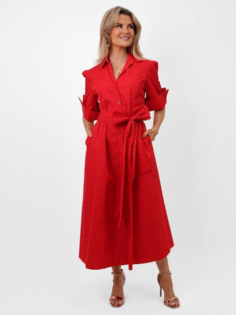 Kate & Pippa Whitney Dress - Red
