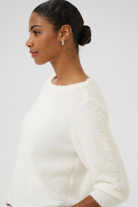 Kaffe Kabetty Knit - Chalk