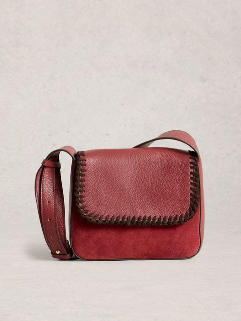 White Stuff- Isabelle Satchel Bag
in MID RED