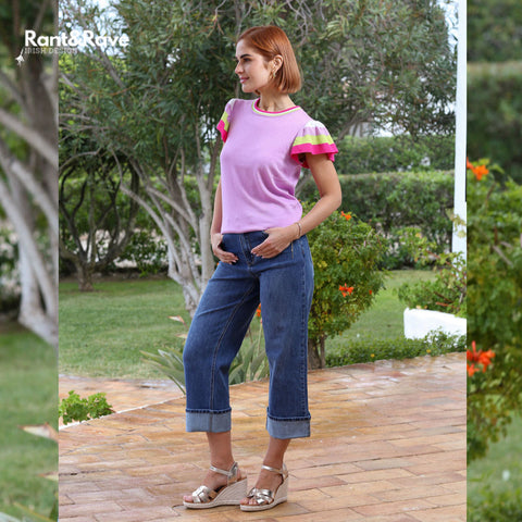 Rant & Rave Renee Knit Top - Orchid