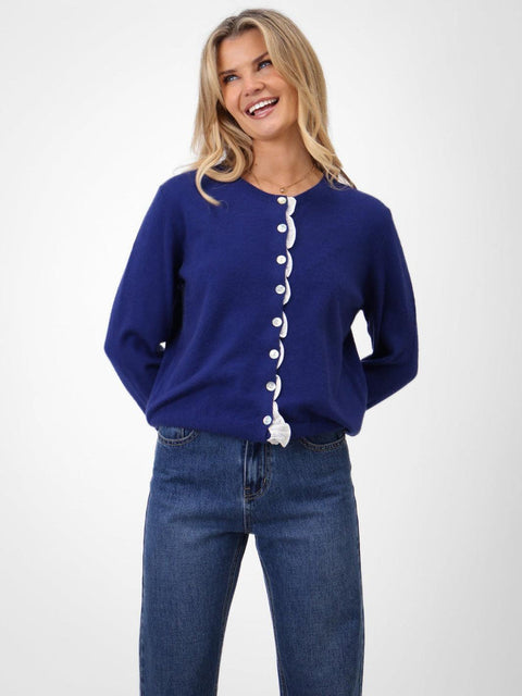 Kate & Pippa Lilah Cardigan- Blue