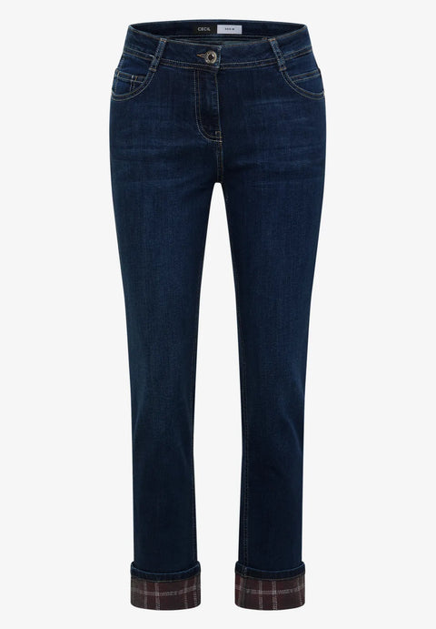 Cecil Scarlett Jeans with turn up detail