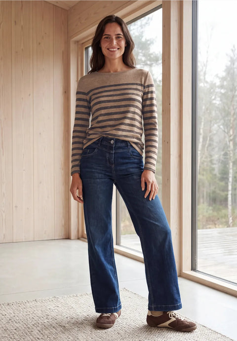 Cecil Cosy Melange Top