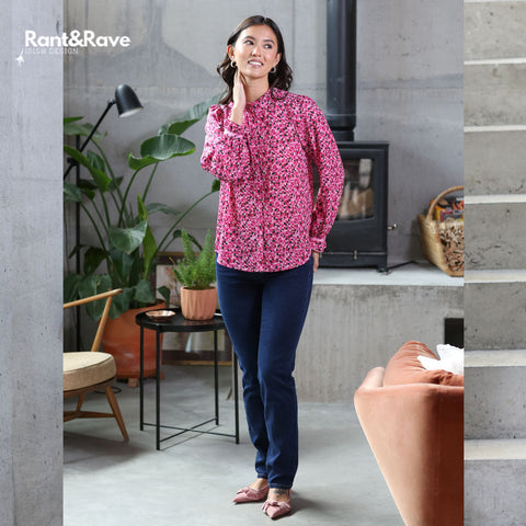 Rant & Rave Vera Straight Leg Jeans - Dark Indigo