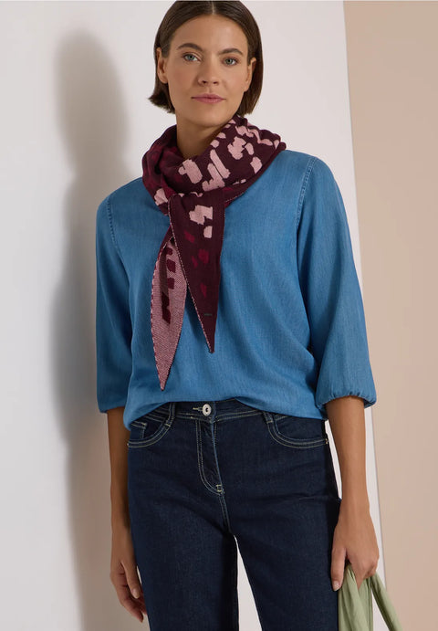 Cecil Knit Triangle Scarf