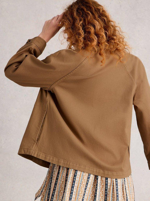 White Stuff Eden Collared Denim Jacket
in DARK NATURAL