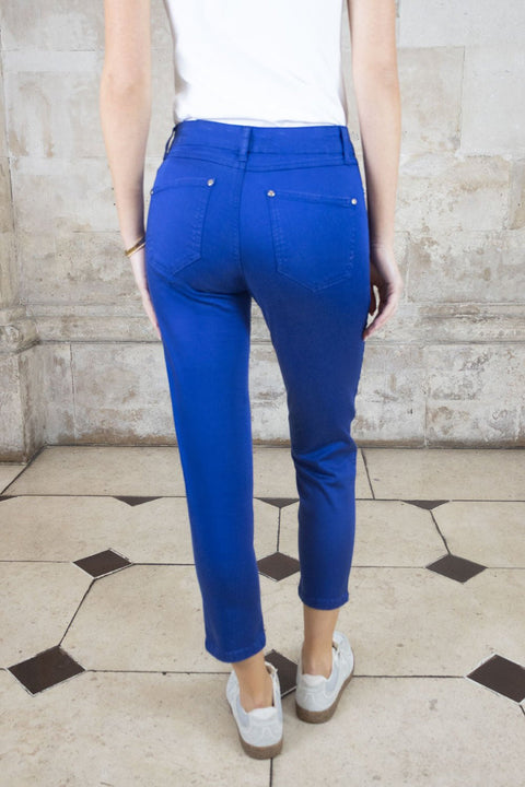 No2moro 3/4 length Tencil Jeans - Electric Blue