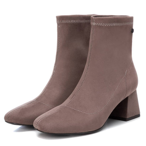 XTI Maria Taupe Heel Boots