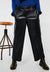 Cecil Wide Leg Black Leather Look Culottes