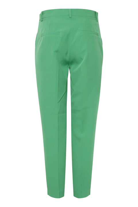 ICHI Casual Trousers - Holly Green
