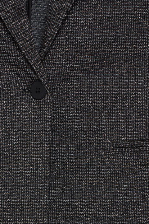 Tailored lapel Jacket Grey/Gold