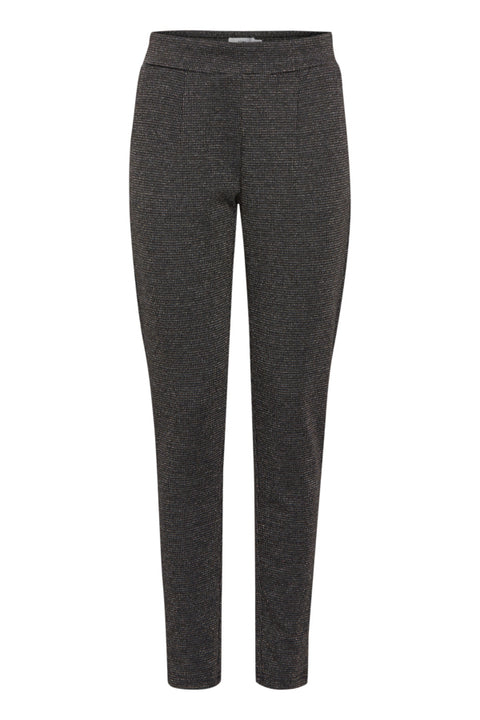 Grey & Pale Gold Ichi Suit Trousers