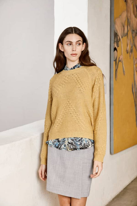 ICHI Knit Pullover - Southern Moss