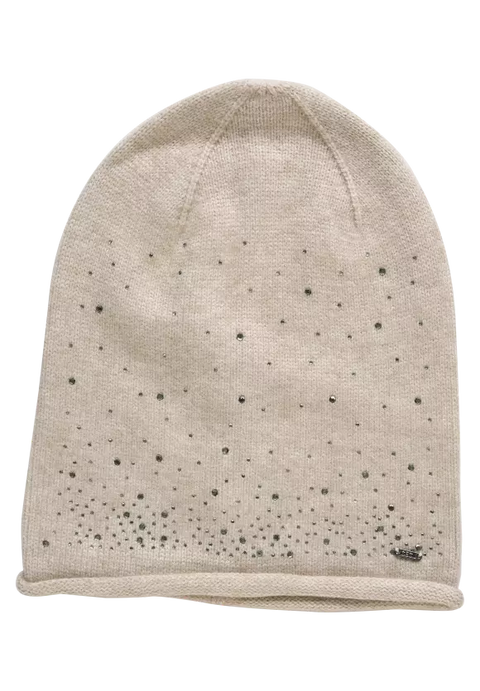 Cecil knitted beanie with stones