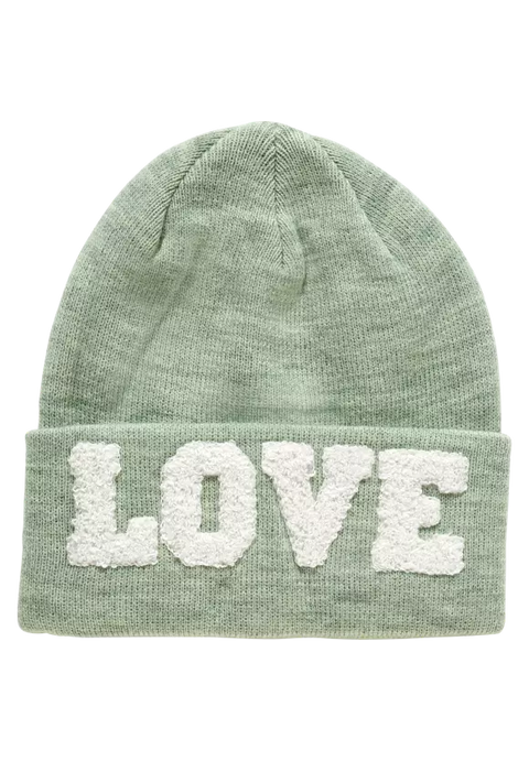 Cecil Light Green / Grey Knitted Hat