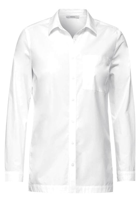 Cecil White Long Shirt