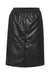 Black Culture Short PU Leather Skirt