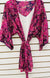 Kyla Kimono - Pink Paisley Print