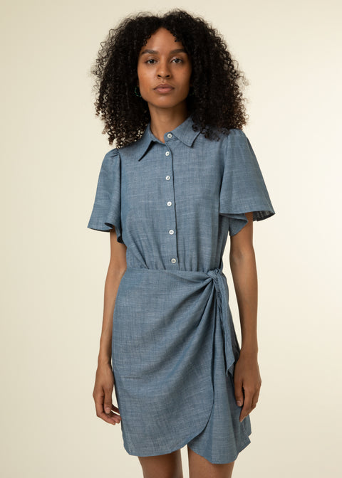 Frnch Dress - Blue Jean