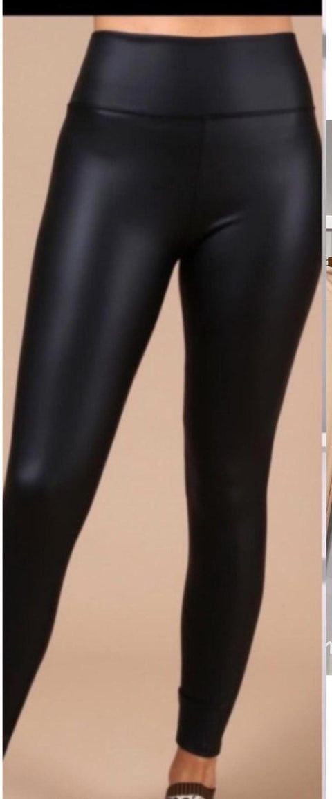 PU Leggings Black