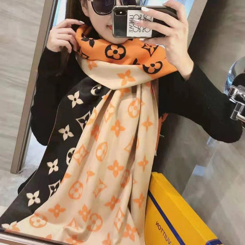 LV Inspired Cashmere Scarf