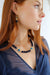 K Kajoux Athena Linear Earrings- Short 