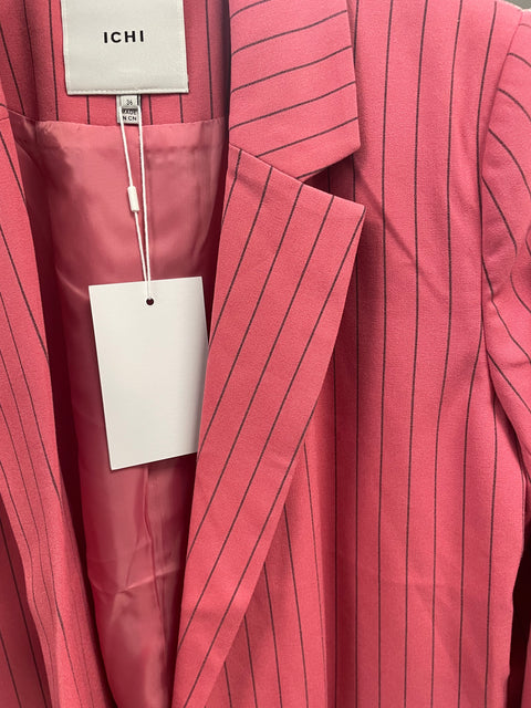 Ichi Baroque Rose Stripe Jacket  / Blazer
