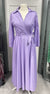 Garconne Wrap Dress - Purple