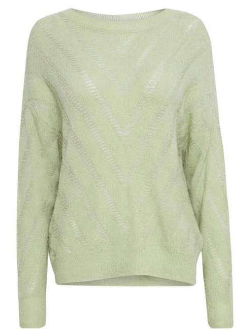 ICHI Mirabell Swamp Knit Pullover