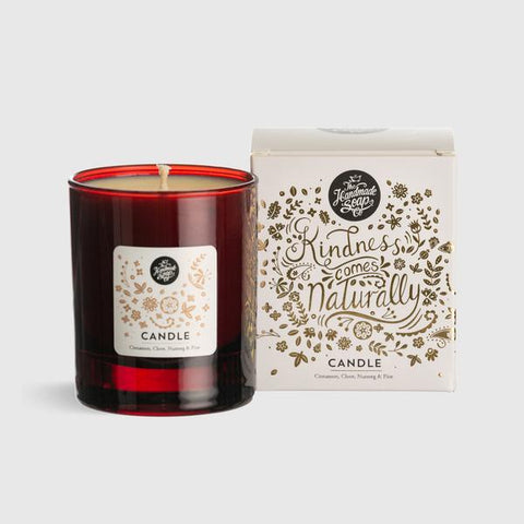 The Handmade Soap Company Winter Soy Candle - Cinnamon, Clove, Nutmeg & Pine