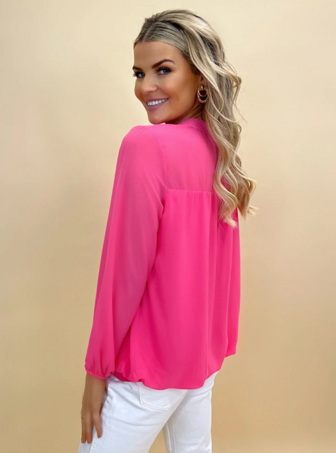 Kate & Pippa Band Top in Pink