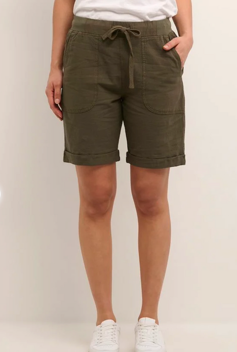 Kaffe Kanaya Casual Shorts - Khaki