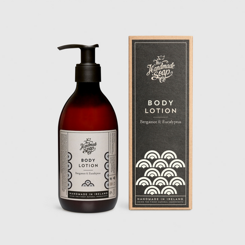 The Handmade Soap Co.  Body Lotion Bergamot & Eucalyptus 'Art Deco'