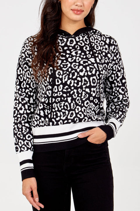 Leopard Print Hoody