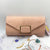 Suede Clutch - Dusty Pink