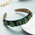 Emerald Green and Gold Hairband