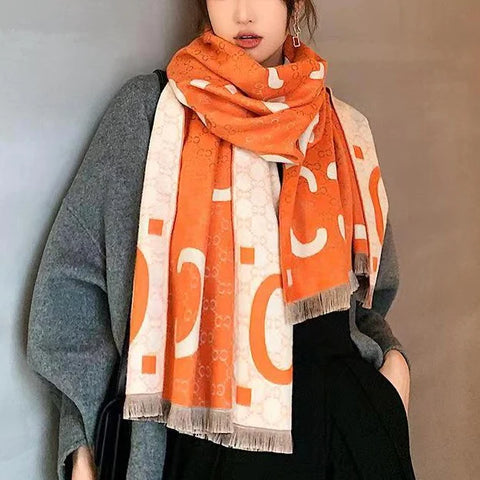 Gucci Inspired Cashmere Scarf