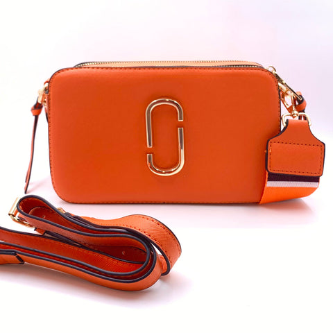 MJ Orange Crossbody Bag