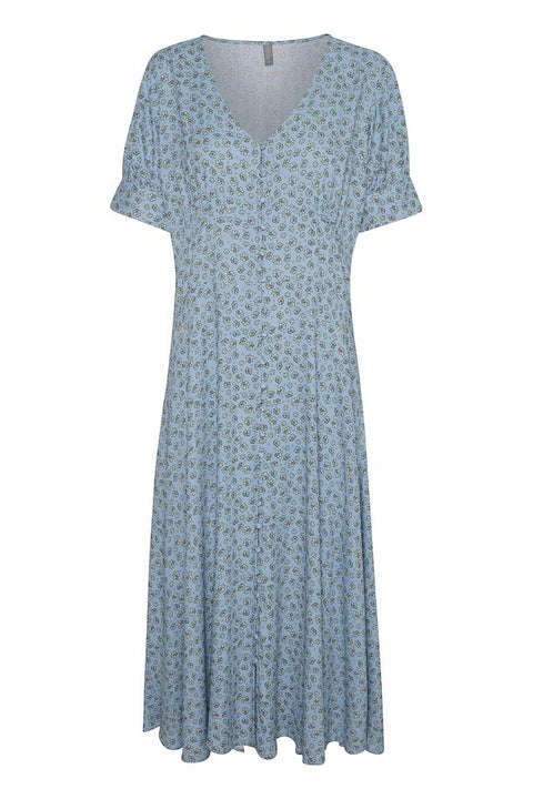 Culture Powder Blue Fitted Dress