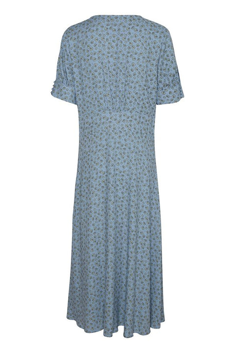 Culture Powder Blue Fitted Dress