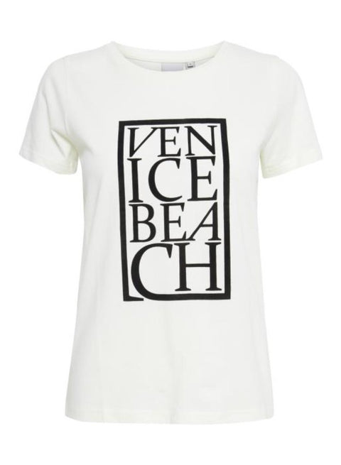 ICHI T-Shirt - Cloud Dancer, Venice Beach